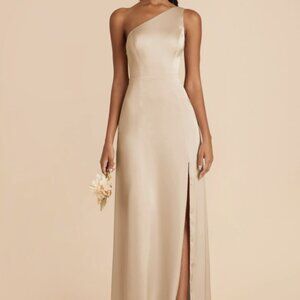 Birdy Grey Kira Dress - Matte Satin Gold
